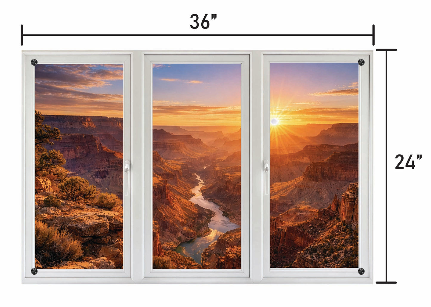 Gran Canyon Morning - Three Panel