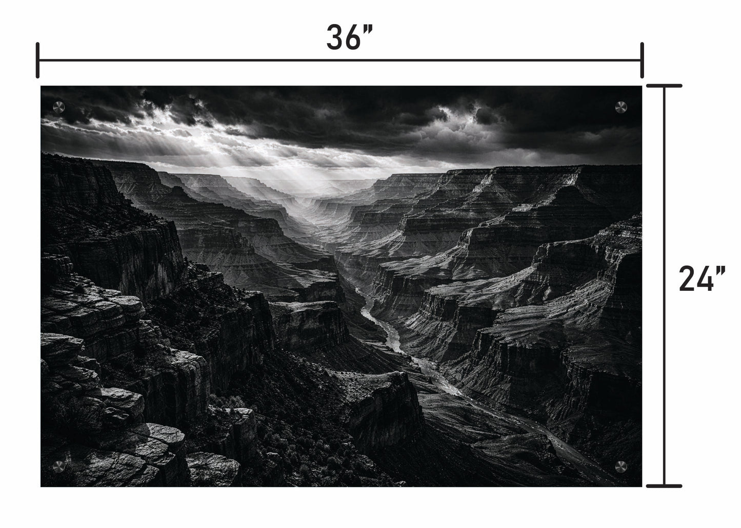 B&W Gran Canyon