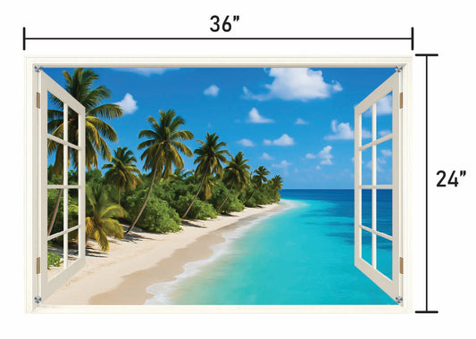 Caribean Window- Open Hinged