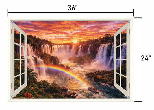 Iguazu Falls Sunset- Open Hinged