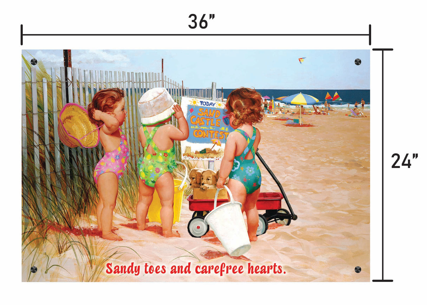 2 Beach Babies w/Quote