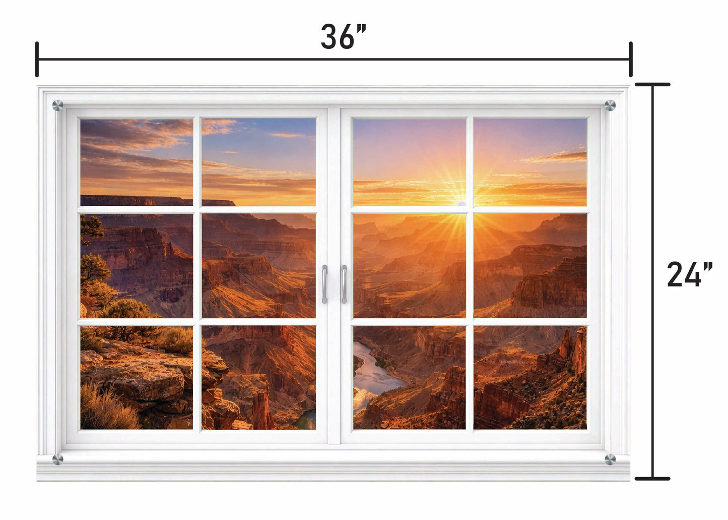 Gran Canyon Morning- Panel Window