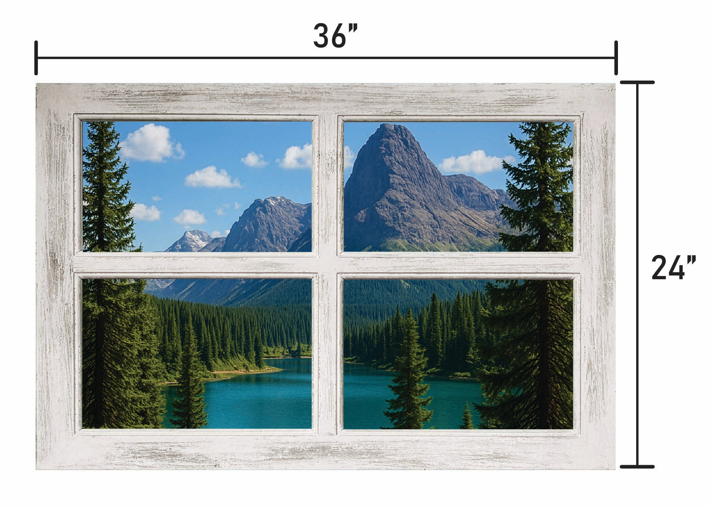 Cold one -Four Panel Window
