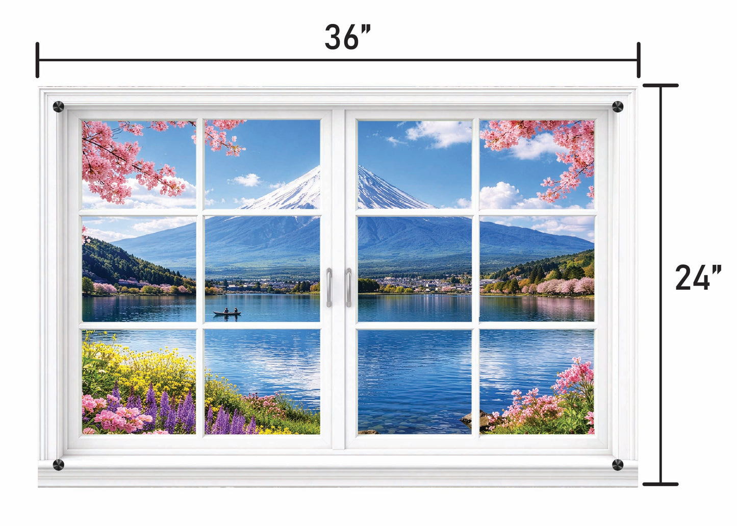 Mont Fuji- Panel Window