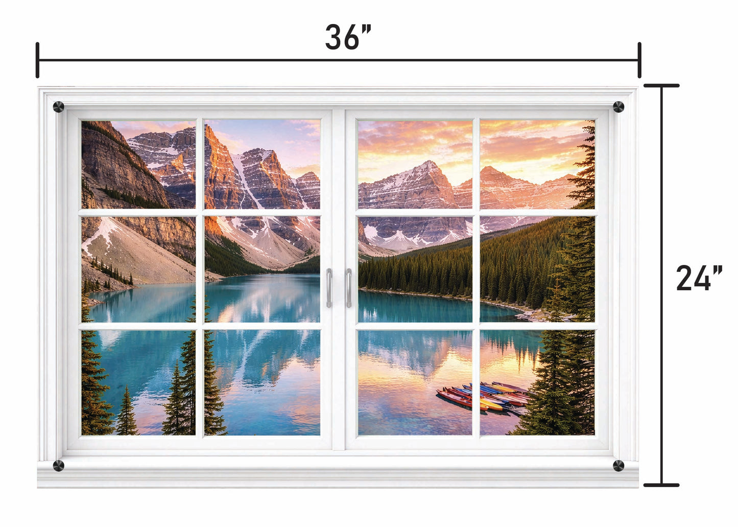 Moraine Lake Firefly- Panel Window