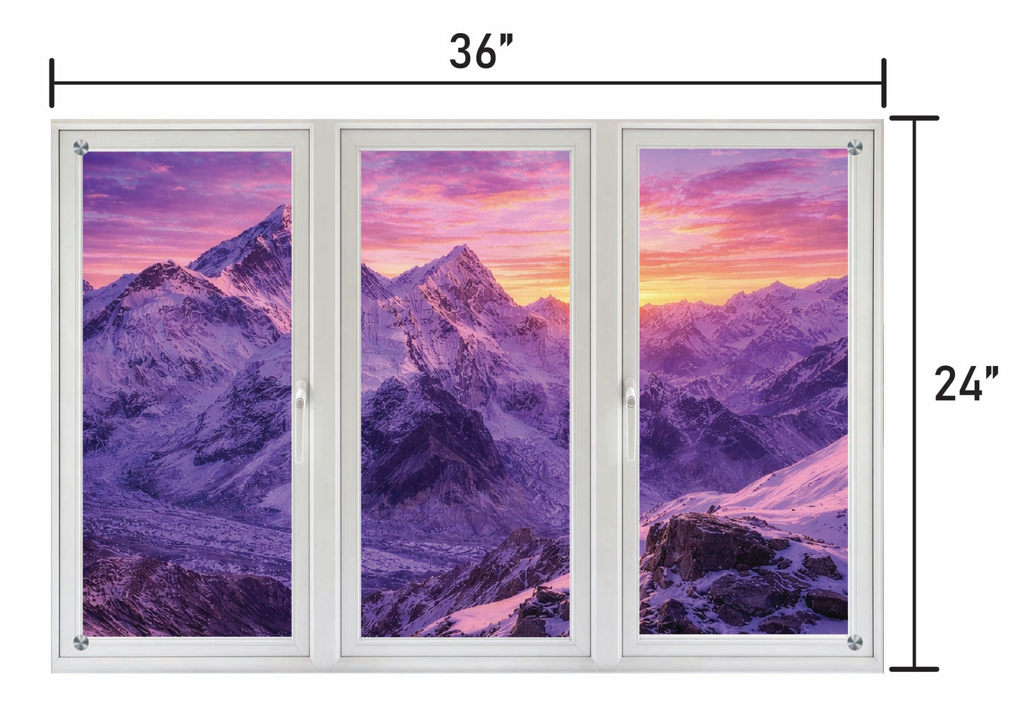 Everest Sunset - Three Panel