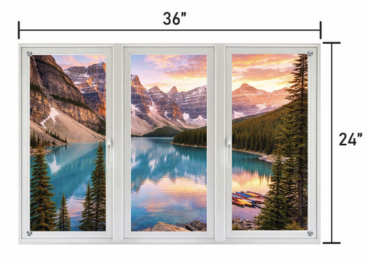 Moraine Lake - Three Panel
