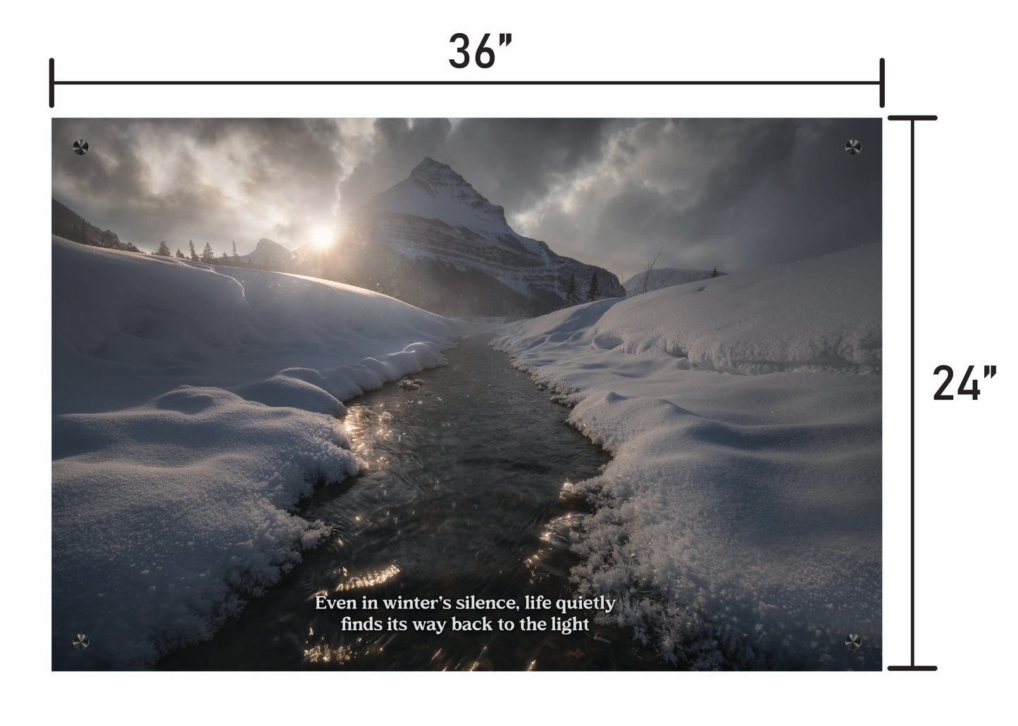 Winters Passage  w/ Quote