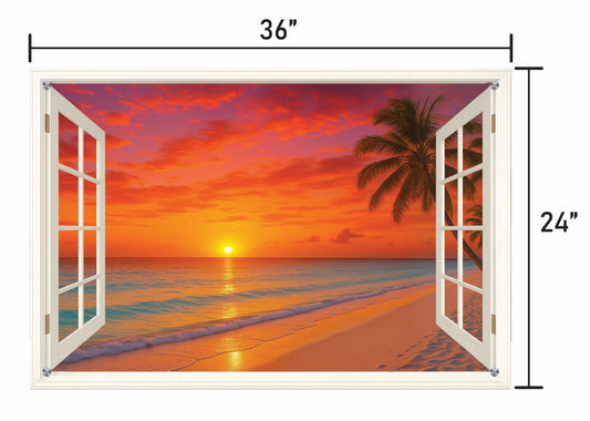 Sea Sunset- Open Hinged