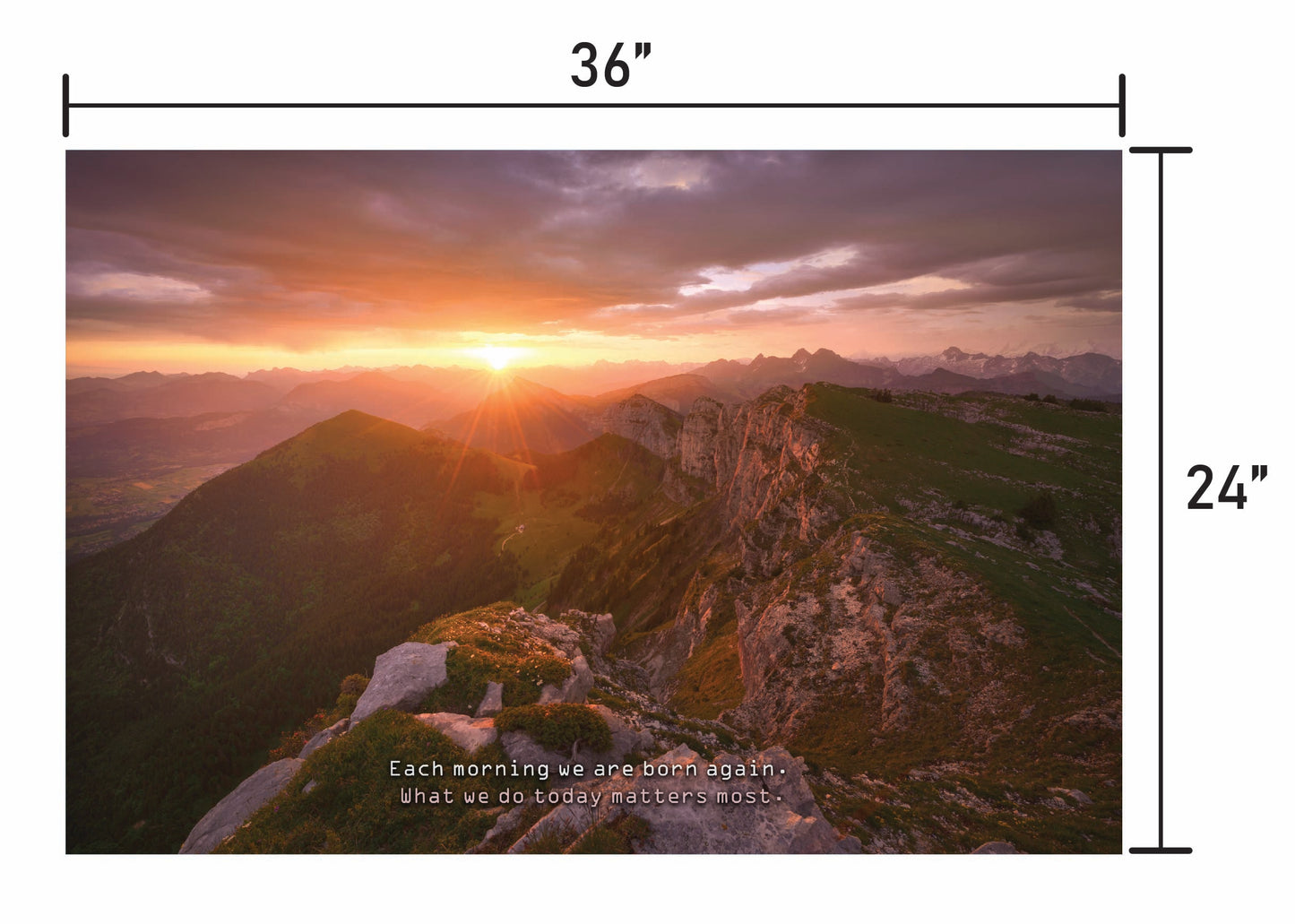 Light of Dawn  w/ Quote