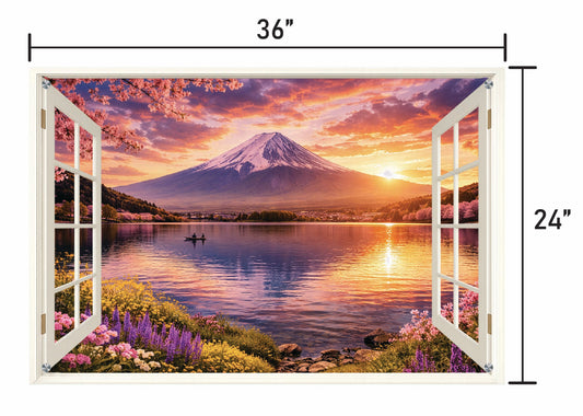 Pink Mont Fuji Firefly- Open Hinged