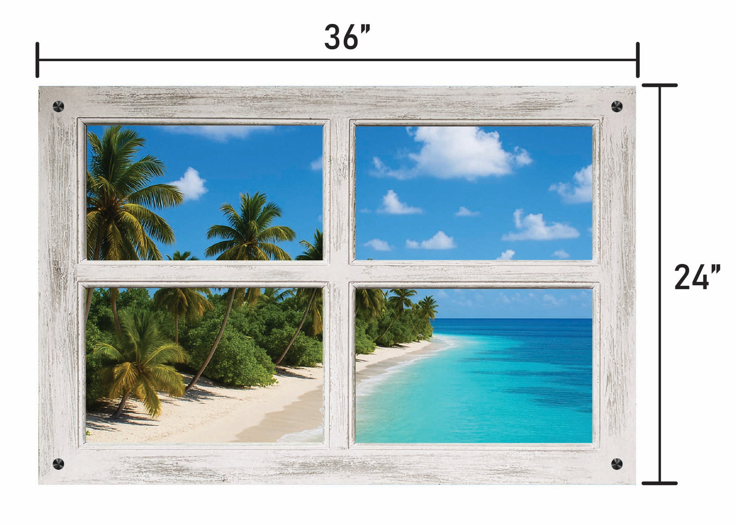 Caribean Window-Four Panel Window