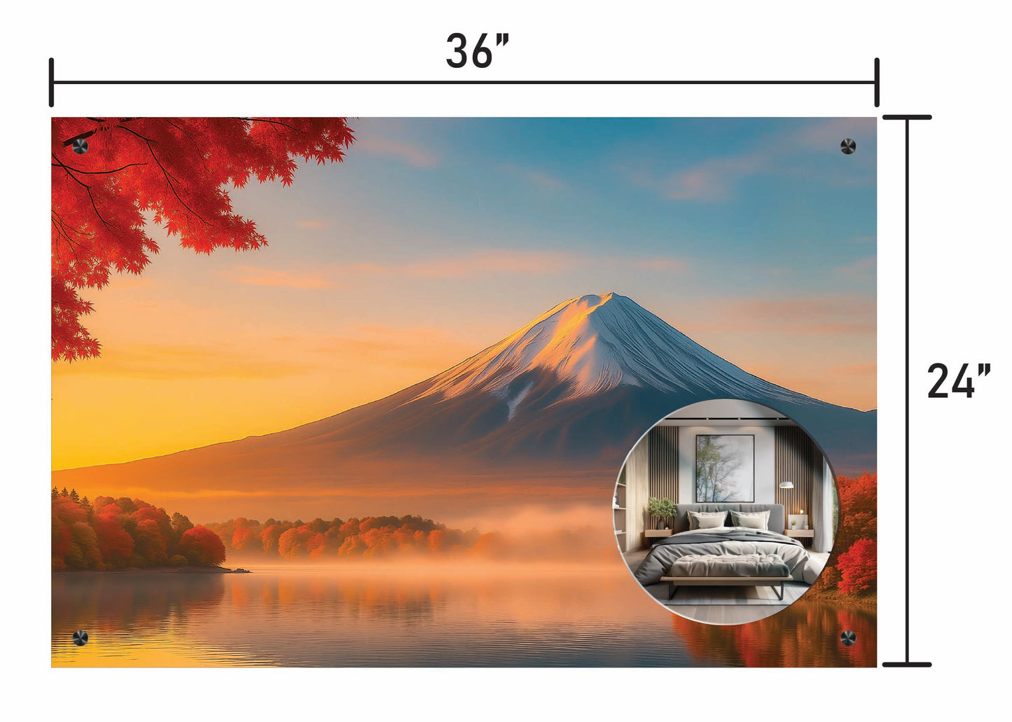 Mont fuji w/ Mirror