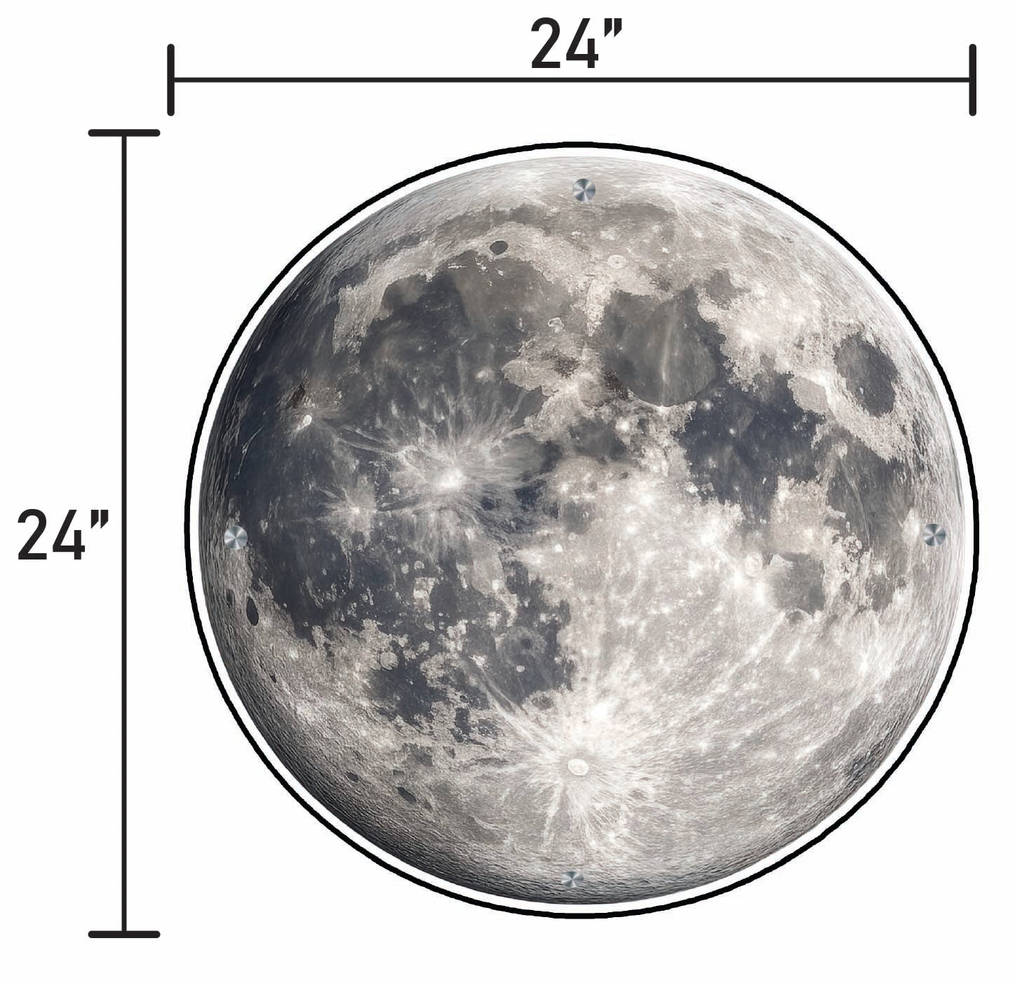 Moon Sculpture – Acrylic Wall Art