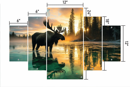 Northern lights over a Canadian