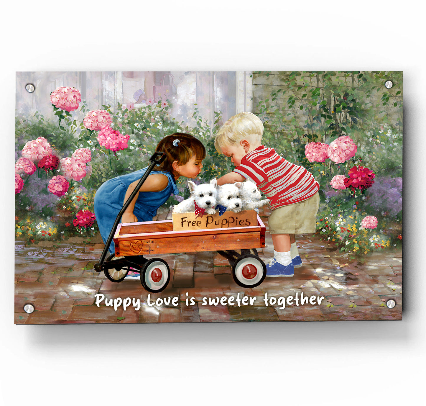 Puppy Pals w/Quote