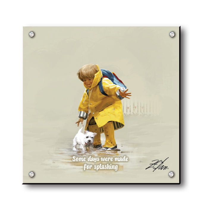 Puddles 'n Splashes w/ Quote