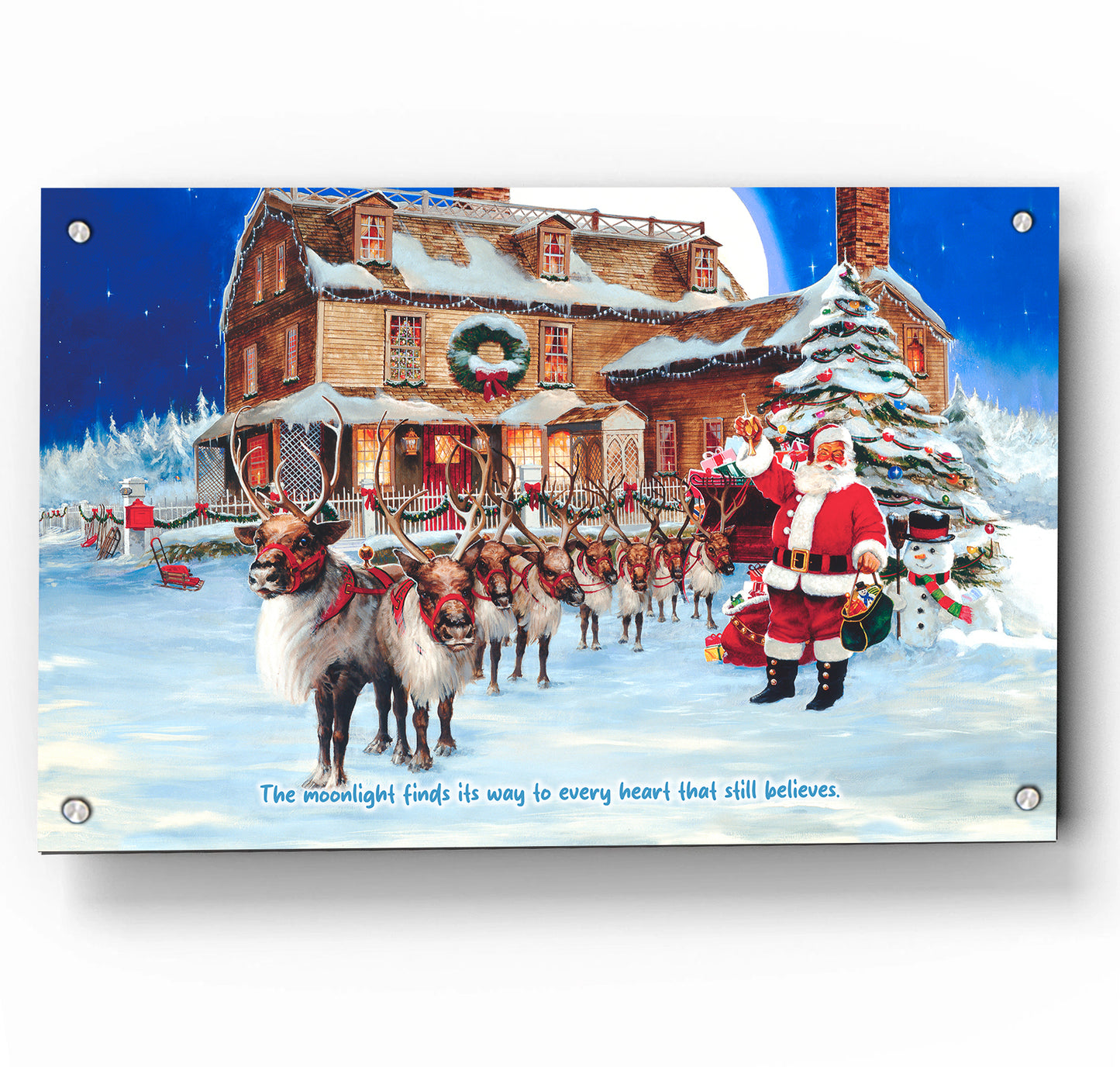 Santa's Moonlit Visit