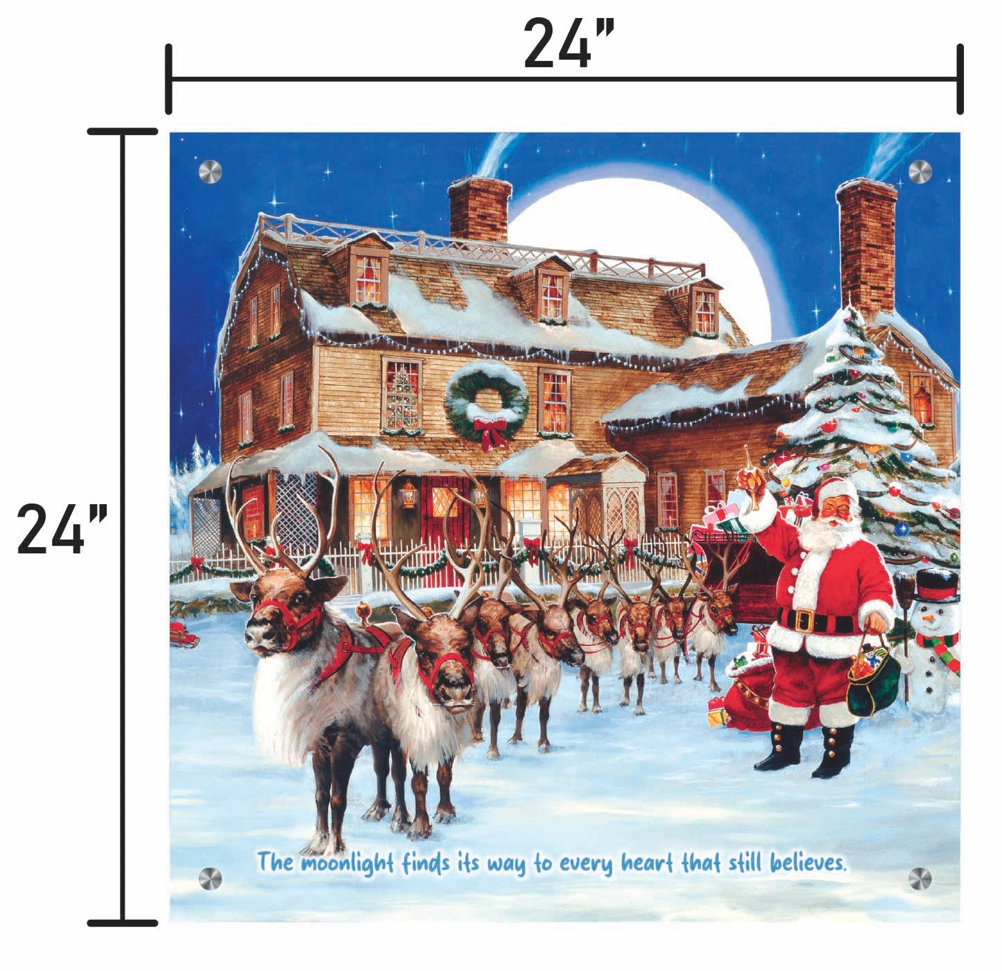 Santa's Moonlit Visit