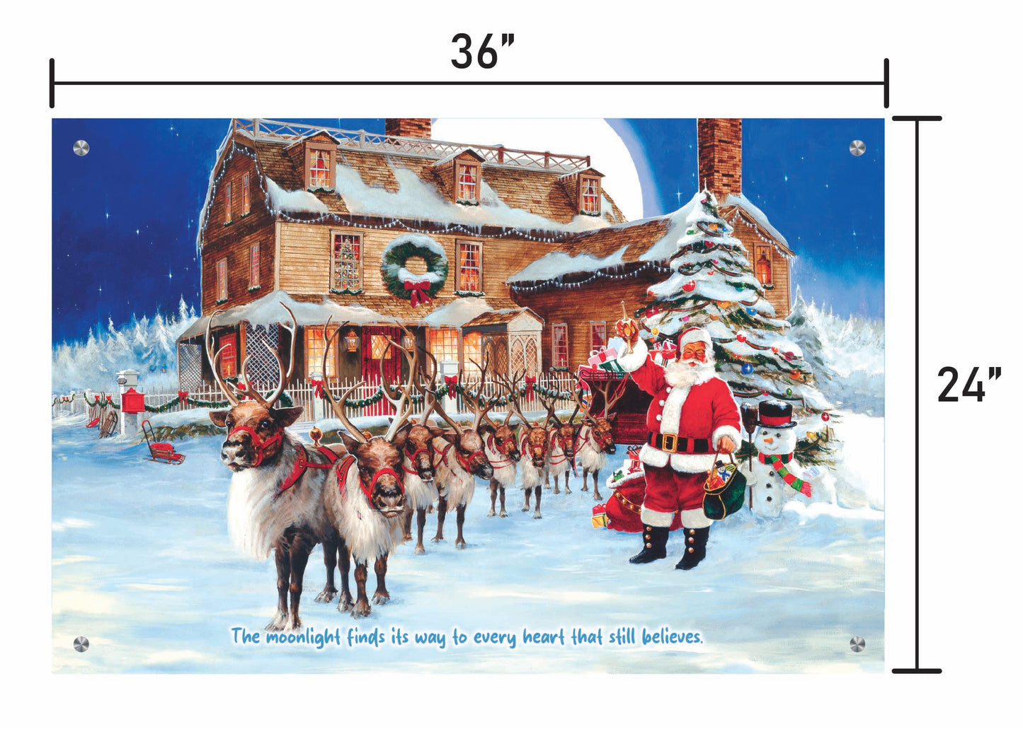 Santa's Moonlit Visit