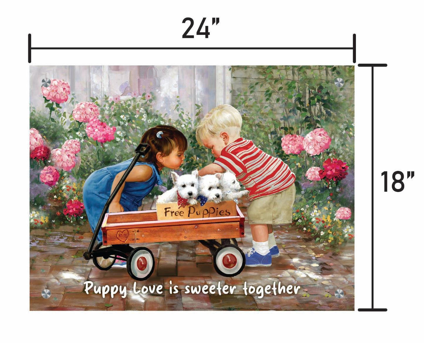 Puppy Pals w/Quote