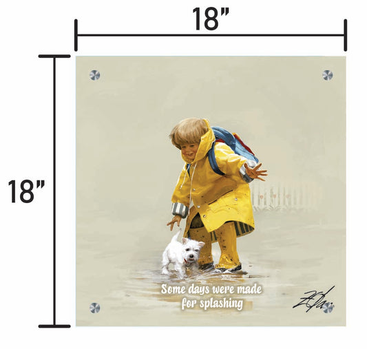 Puddles 'n Splashes w/ Quote
