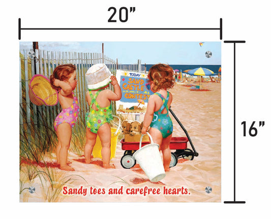 2 Beach Babies w/Quote