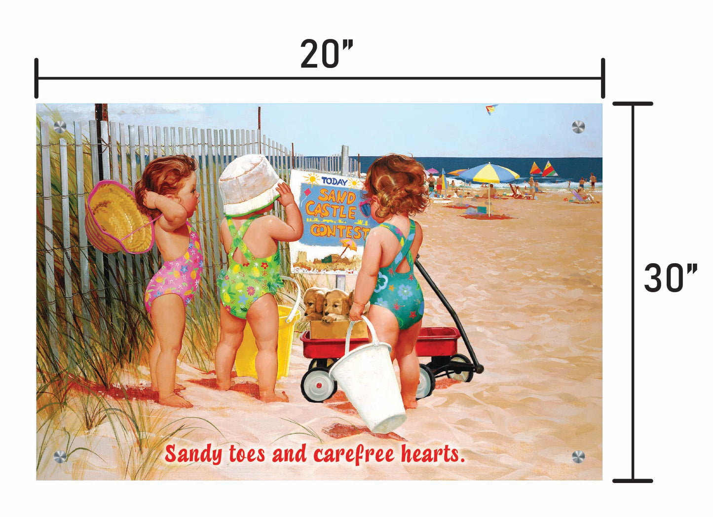 2 Beach Babies w/Quote