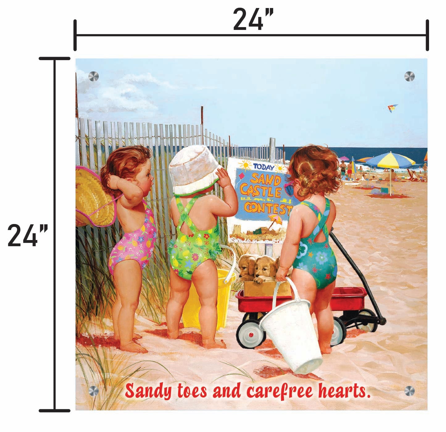 2 Beach Babies w/Quote