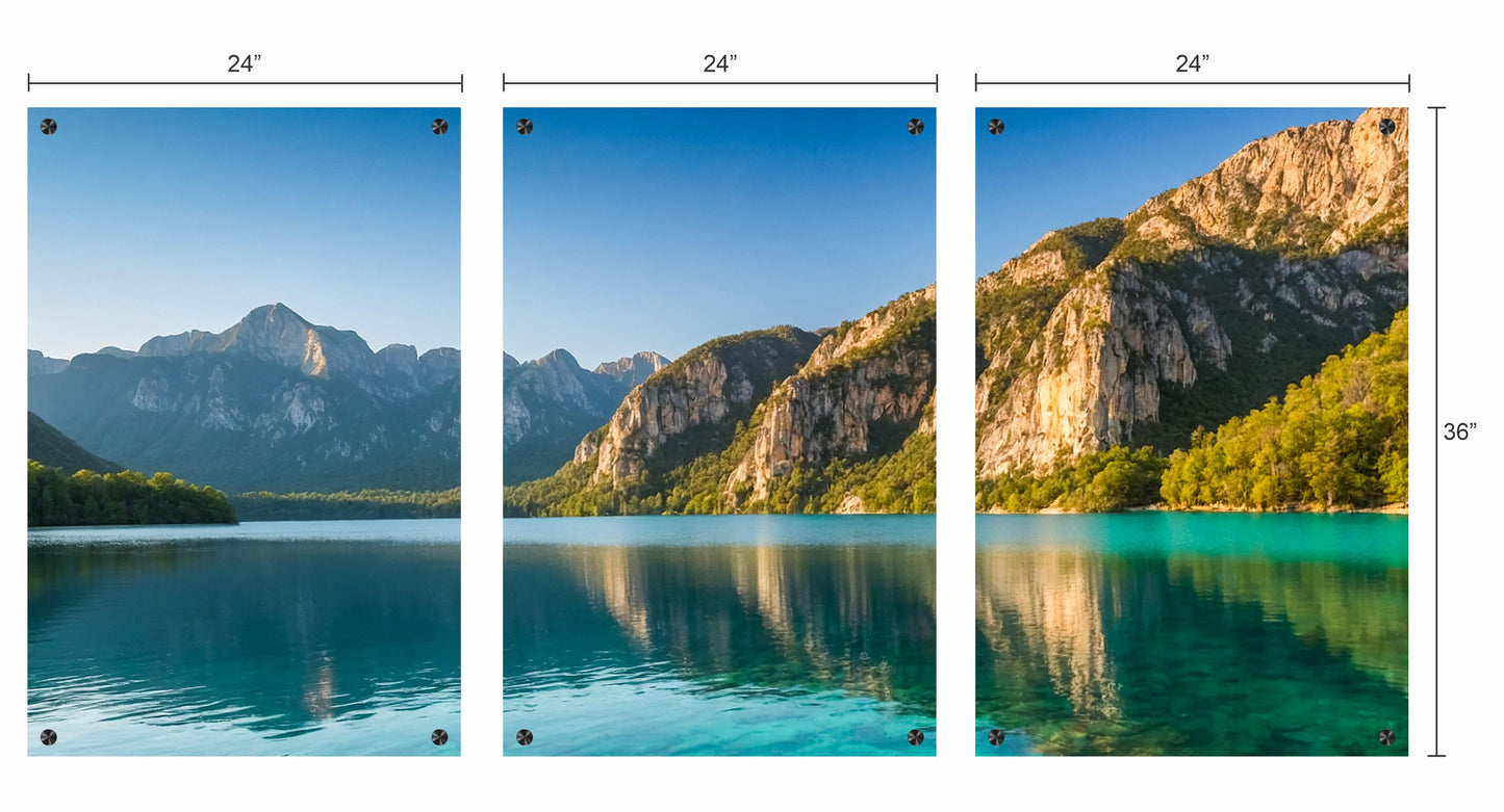 Sea and Mountain Tiled